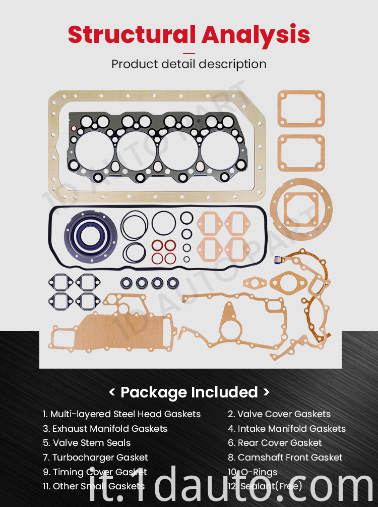 Auto Parts Full Gasket MITSUBISHI 4D35